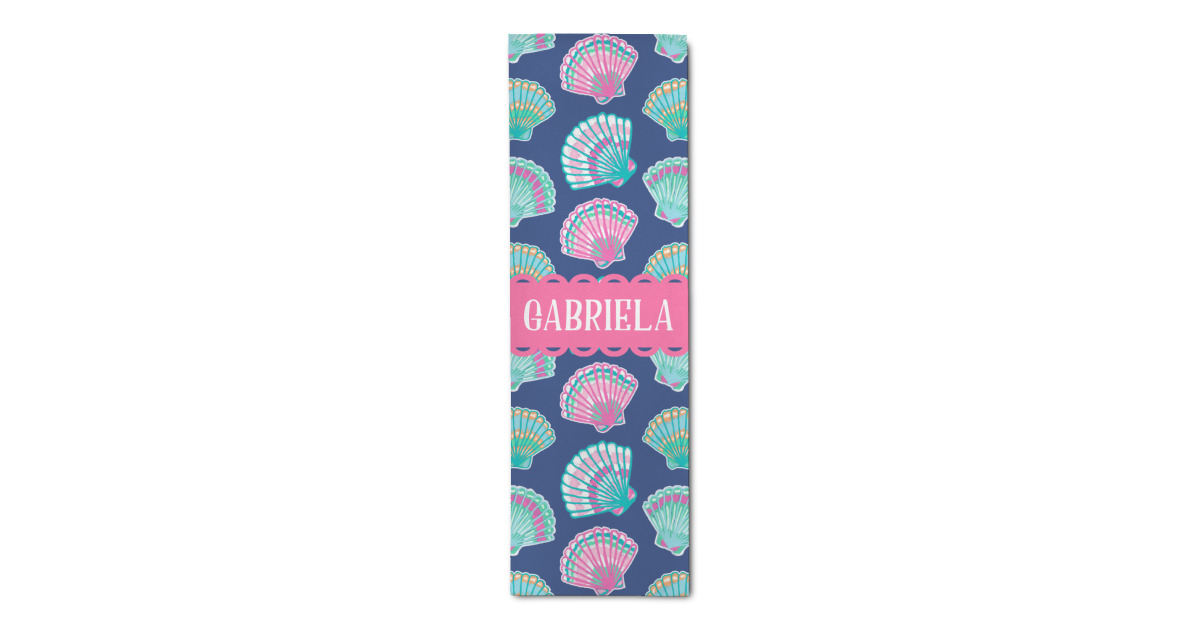 Custom Preppy Sea Shells Runner Rug - 2.5'x8' w/ Name or Text ...