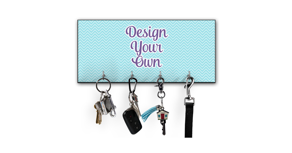 Custom Key Hangers w/ 4 Hooks | Design & Preview Online | YouCustomizeIt