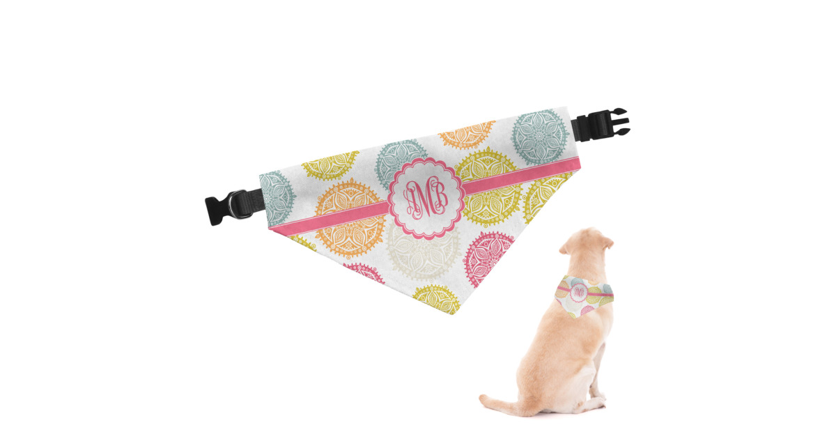 Custom Doily Pattern Dog Bandana - Small (Personalized) | YouCustomizeIt