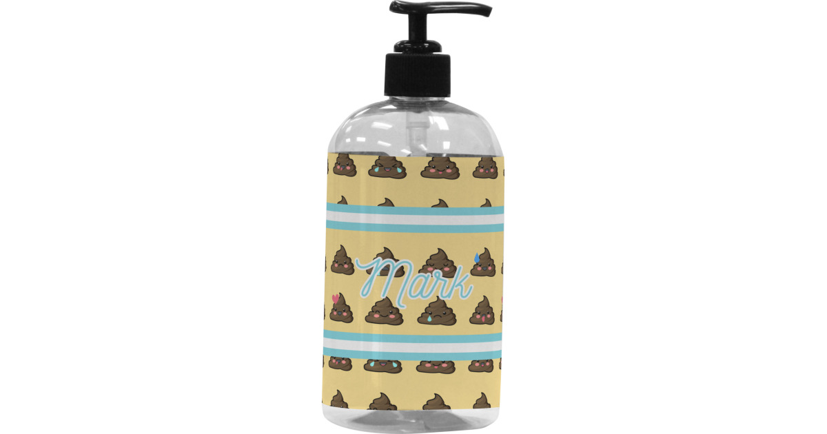 Custom Poop Emoji Plastic Soap / Lotion Dispenser (Personalized ...