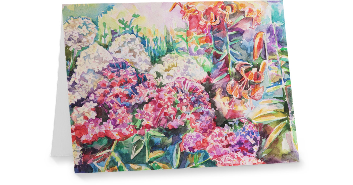 Custom Watercolor Floral Note cards | YouCustomizeIt