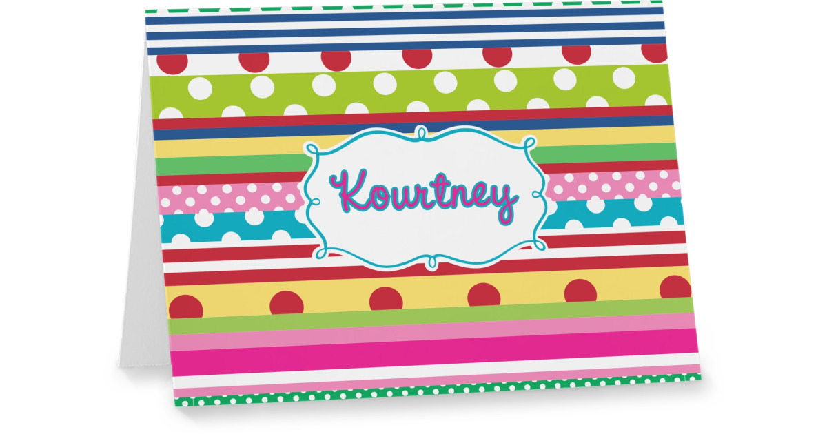 Custom Ribbons Note cards (Personalized) | YouCustomizeIt