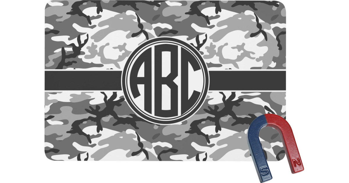 Custom Camo Rectangular Fridge Magnet Personalized Youcustomizeit