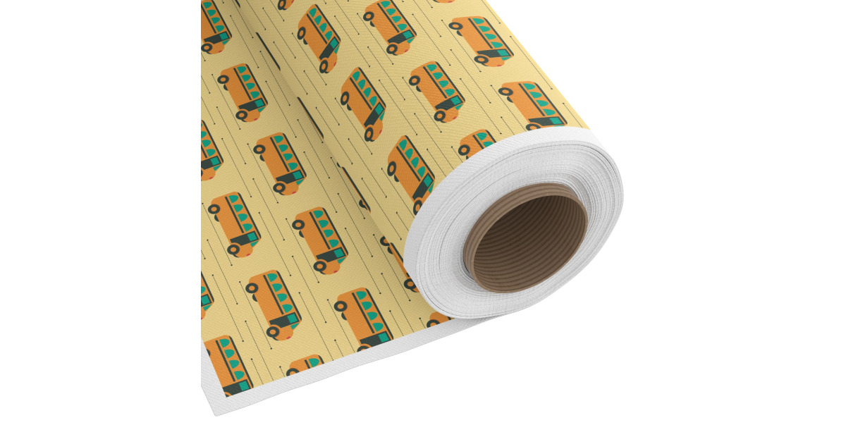Custom School Bus Fabric by the Yard | YouCustomizeIt