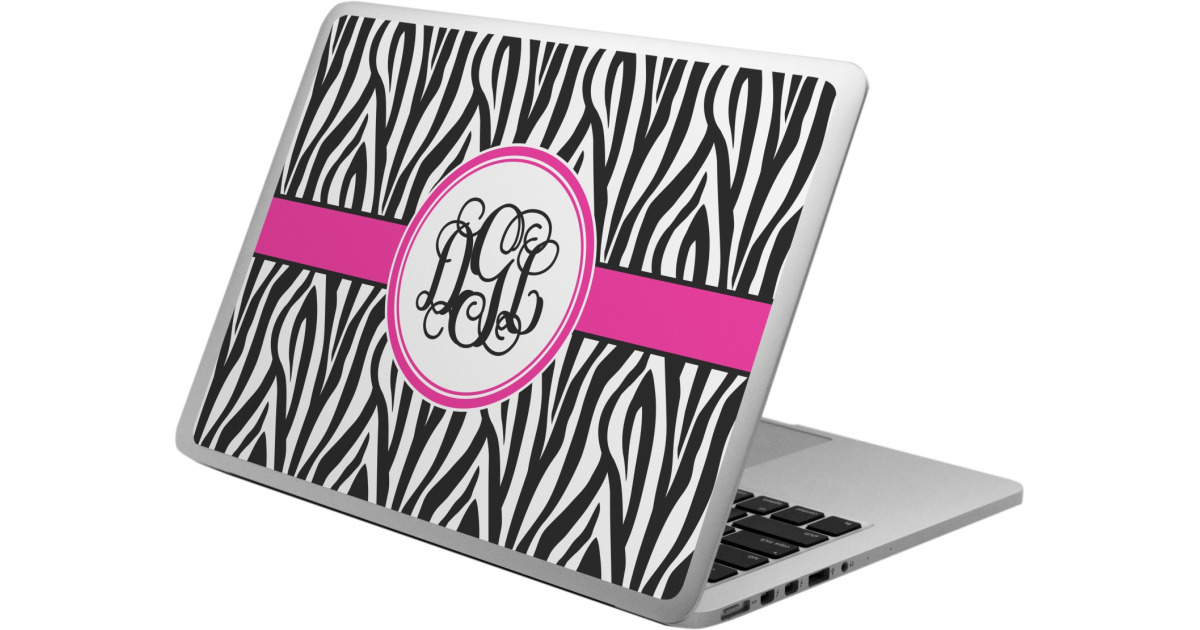 Custom Zebra Print Laptop Skin - Custom Sized (Personalized ...