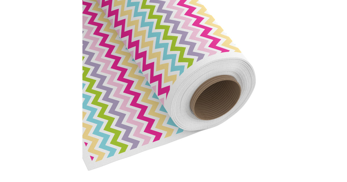 Custom Colorful Chevron Fabric by the Yard | YouCustomizeIt