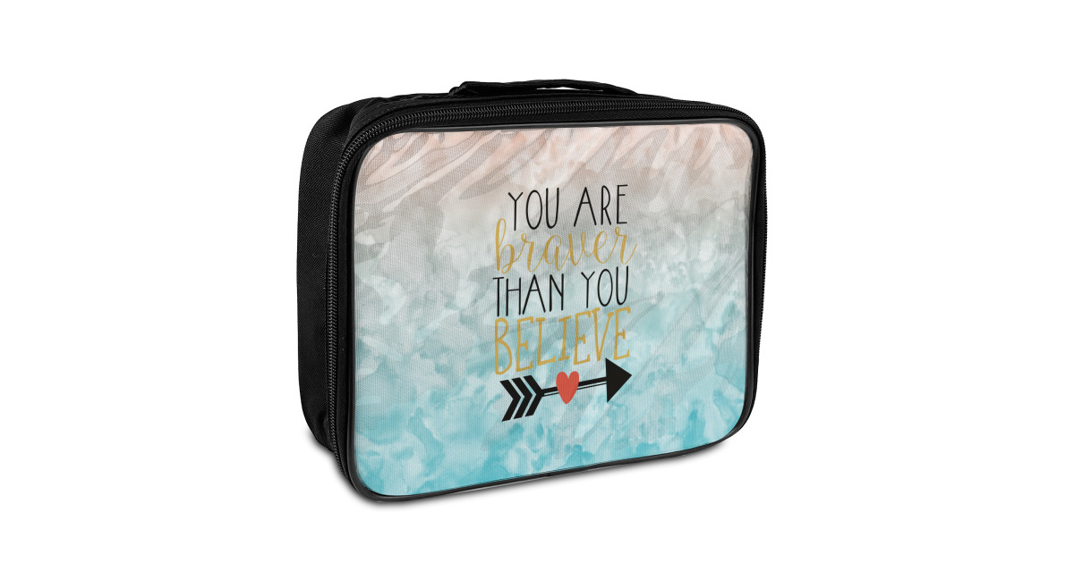 Custom Inspirational Quotes Insulated Lunch Bag | YouCustomizeIt