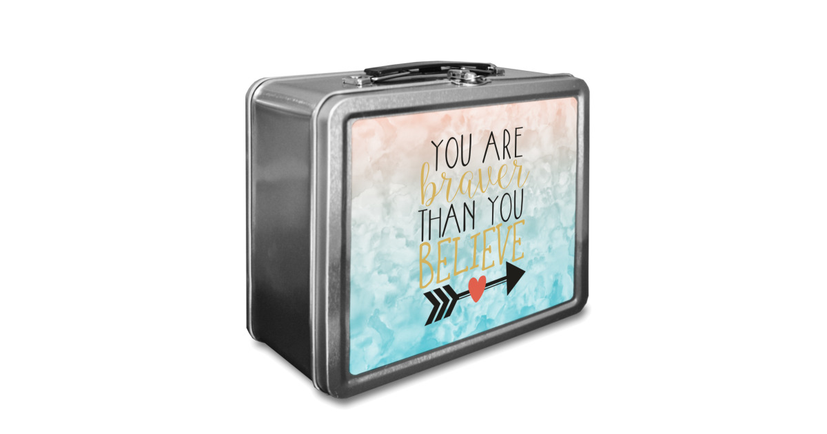 Custom Inspirational Quotes Lunch Box | YouCustomizeIt