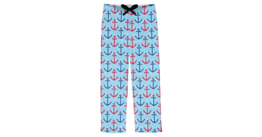Custom Anchors & Waves Mens Pajama Pants | YouCustomizeIt