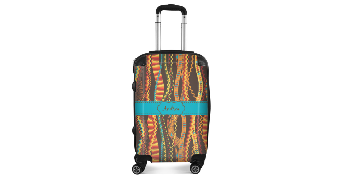 Custom Tribal Ribbons Suitcase (Personalized) | YouCustomizeIt