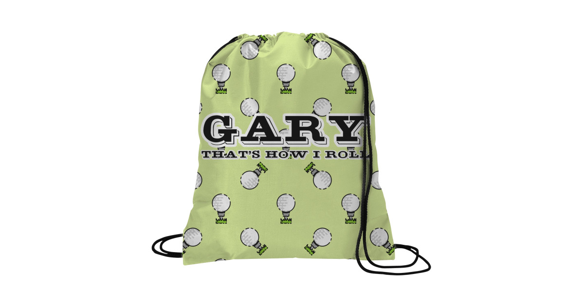 Custom Golf Drawstring Backpack (Personalized) | YouCustomizeIt