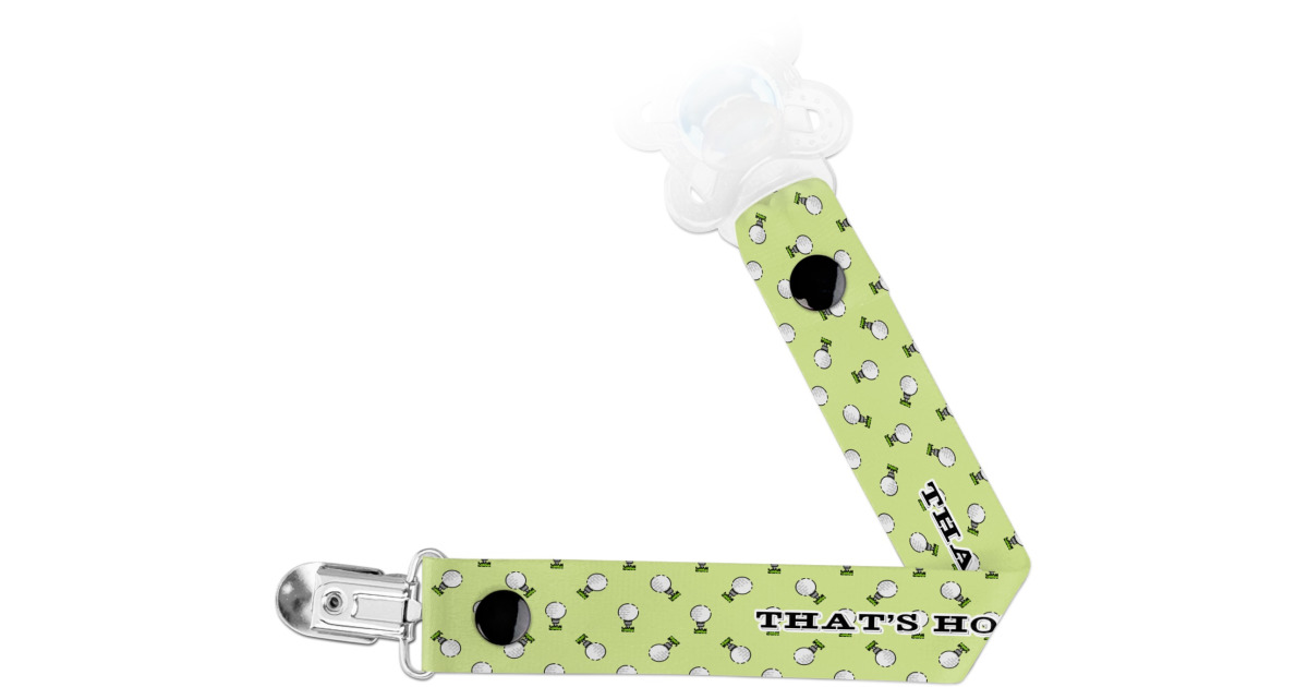 Custom Golf Pacifier Clip (Personalized) | YouCustomizeIt