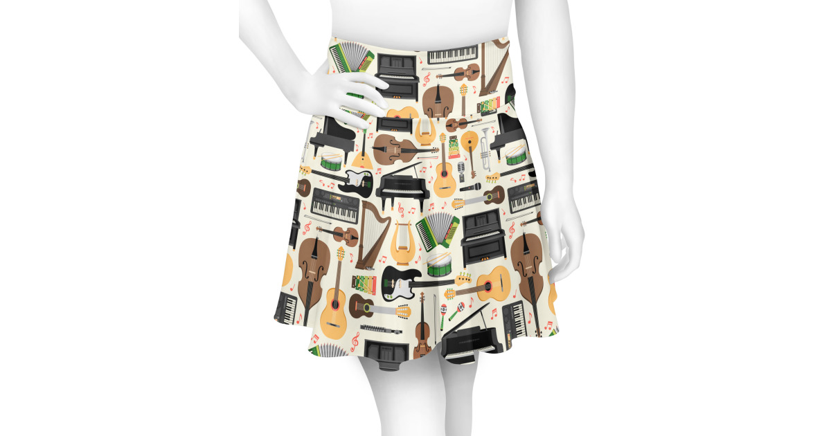 Custom Musical Instruments Skater Skirt | YouCustomizeIt