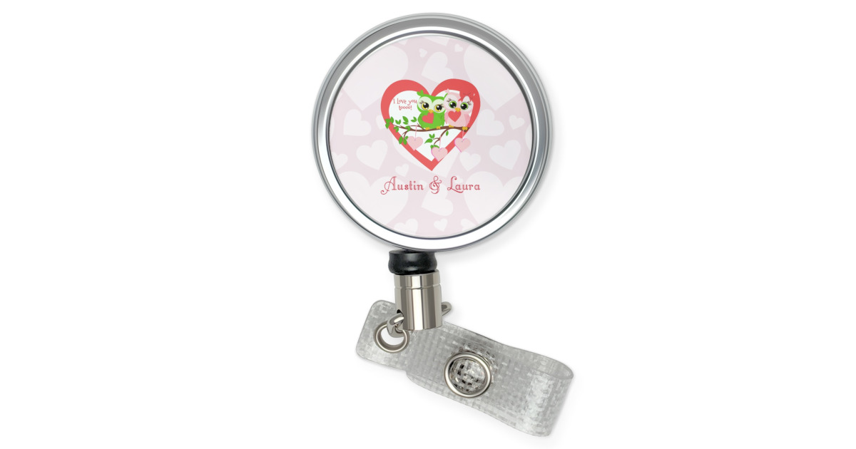 Desert Cactus Temple University Retractable Badge Holder