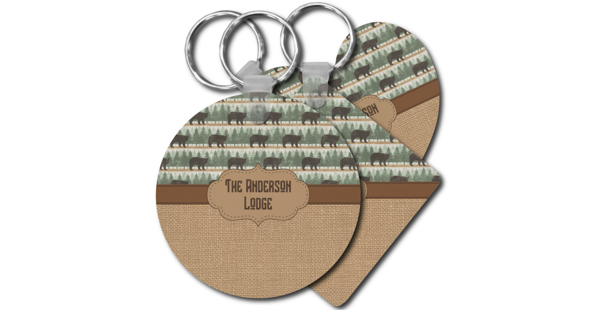 Custom Cabin Plastic Keychain (Personalized) | YouCustomizeIt
