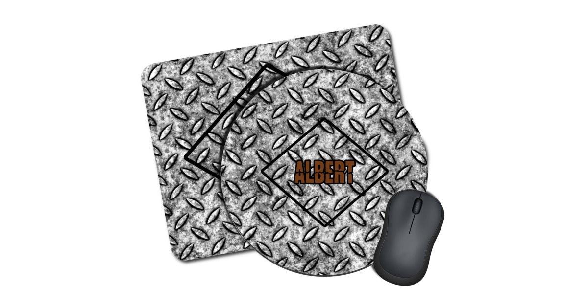 Custom Diamond Plate Mouse Pad (Personalized) | YouCustomizeIt