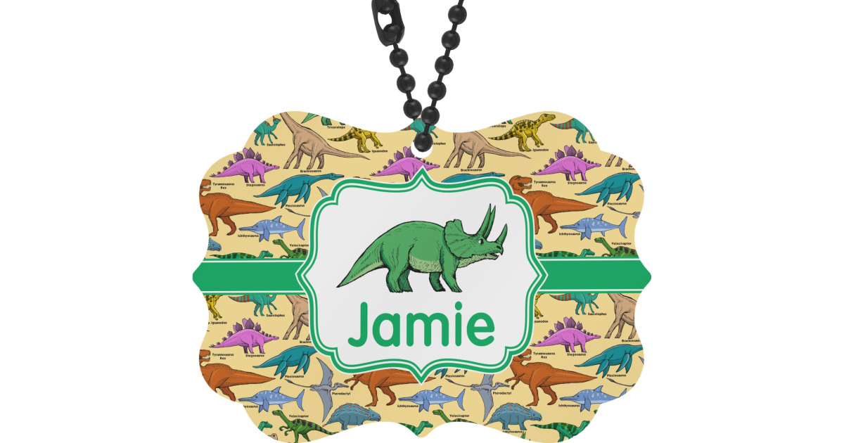 Custom Dinosaurs Rear View Mirror Decor (Personalized) | YouCustomizeIt