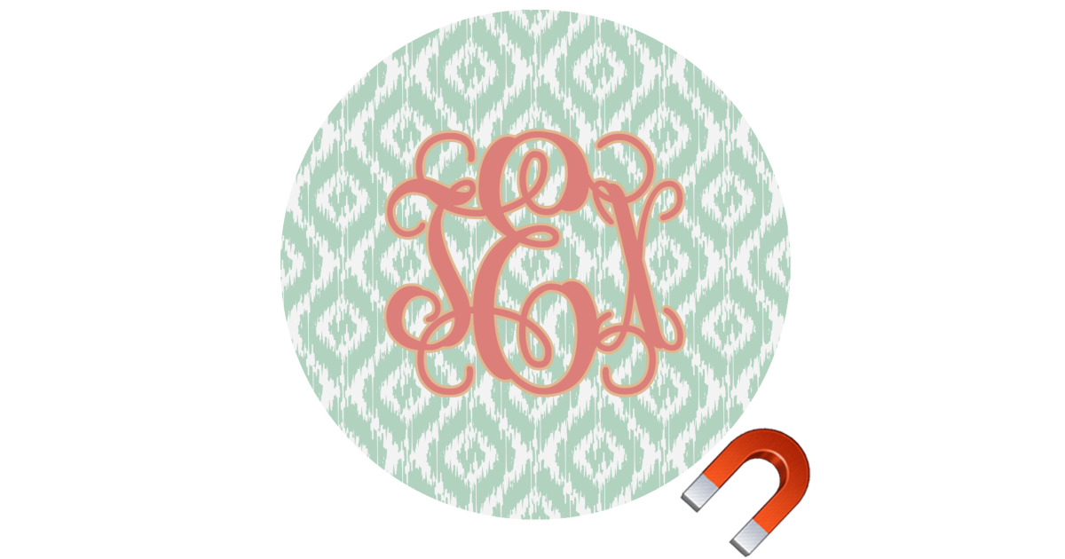 Custom Monogram Car Magnet | YouCustomizeIt