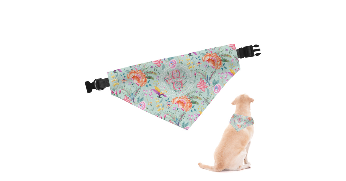 Custom Exquisite Chintz Dog Bandana (Personalized) | YouCustomizeIt