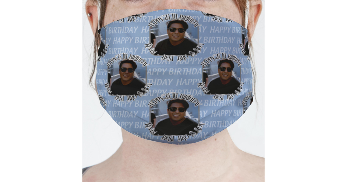 Photo Birthday Face Mask Cover (Personalized) - YouCustomizeIt