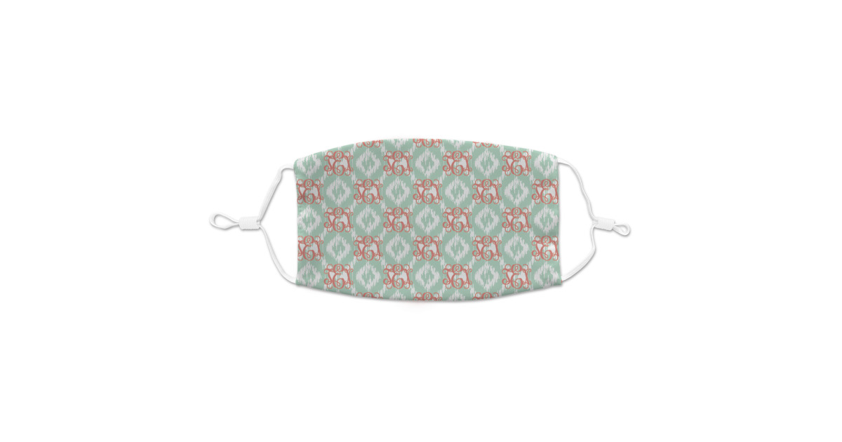 Custom Monogram Adult Cloth Face Mask | YouCustomizeIt