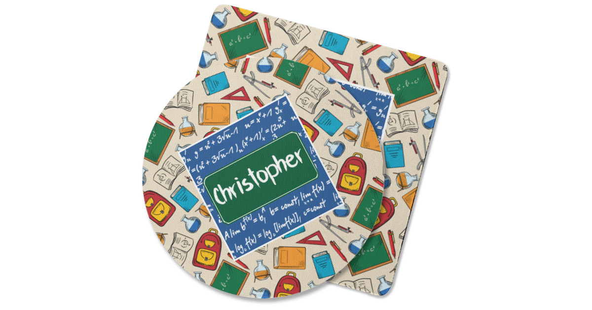 Custom Math Lesson Rubber Backed Coaster (Personalized) | YouCustomizeIt
