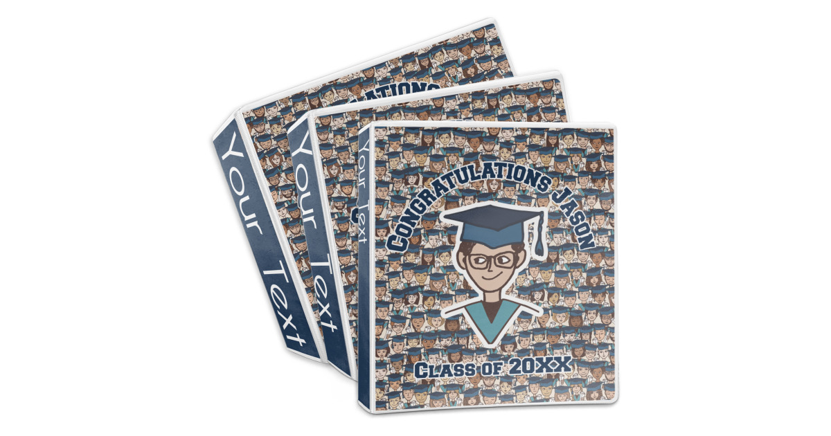 Custom Graduating Students 3-Ring Binder (Personalized) | YouCustomizeIt