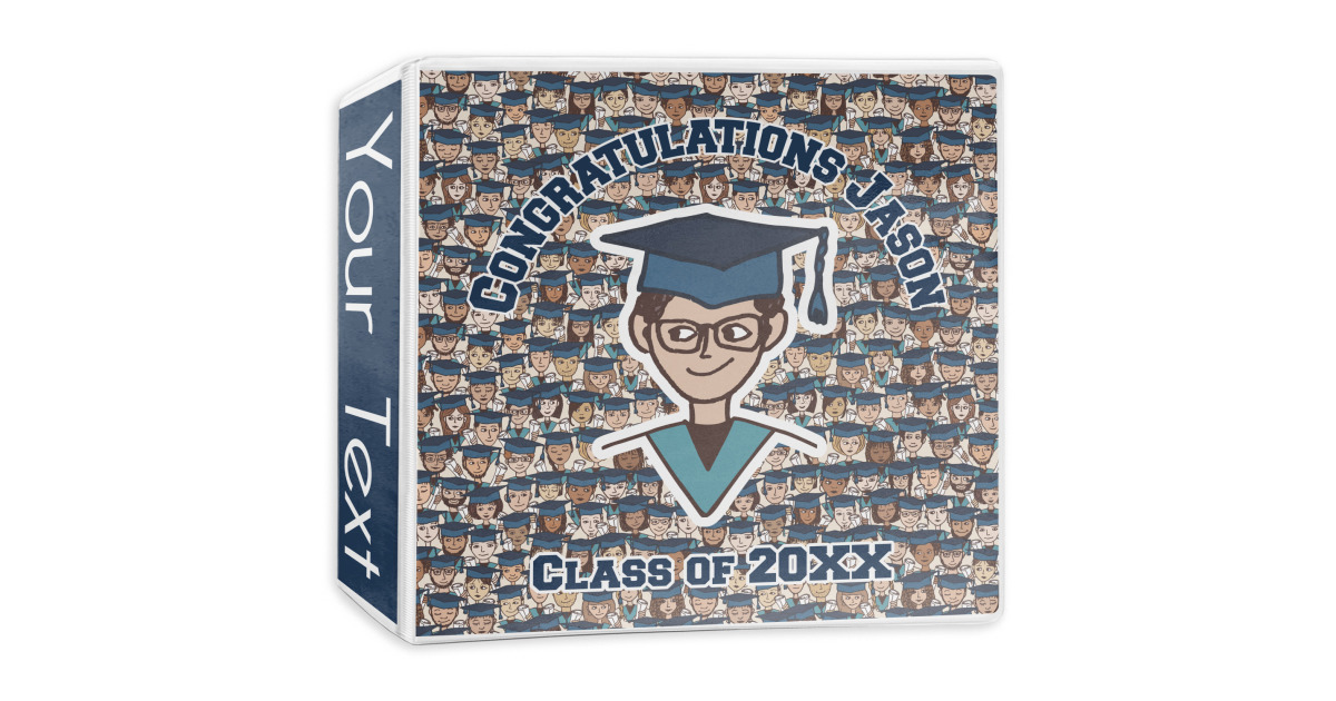 Custom Graduating Students 3-Ring Binder - 3 inch (Personalized ...