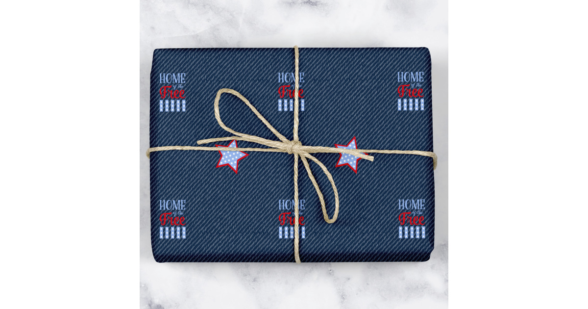 Custom American Quotes Wrapping Paper | YouCustomizeIt