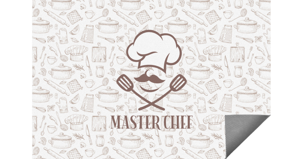 Custom Master Chef Indoor / Outdoor Rug (Personalized) | YouCustomizeIt