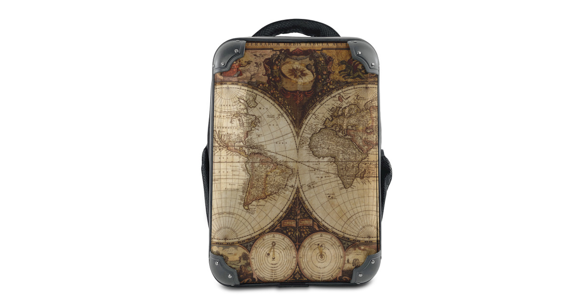 Custom Vintage World Map 15