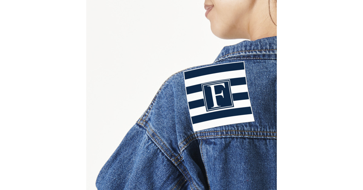 Custom Horizontal Stripe Twill Iron On Patch - Custom Shape ...