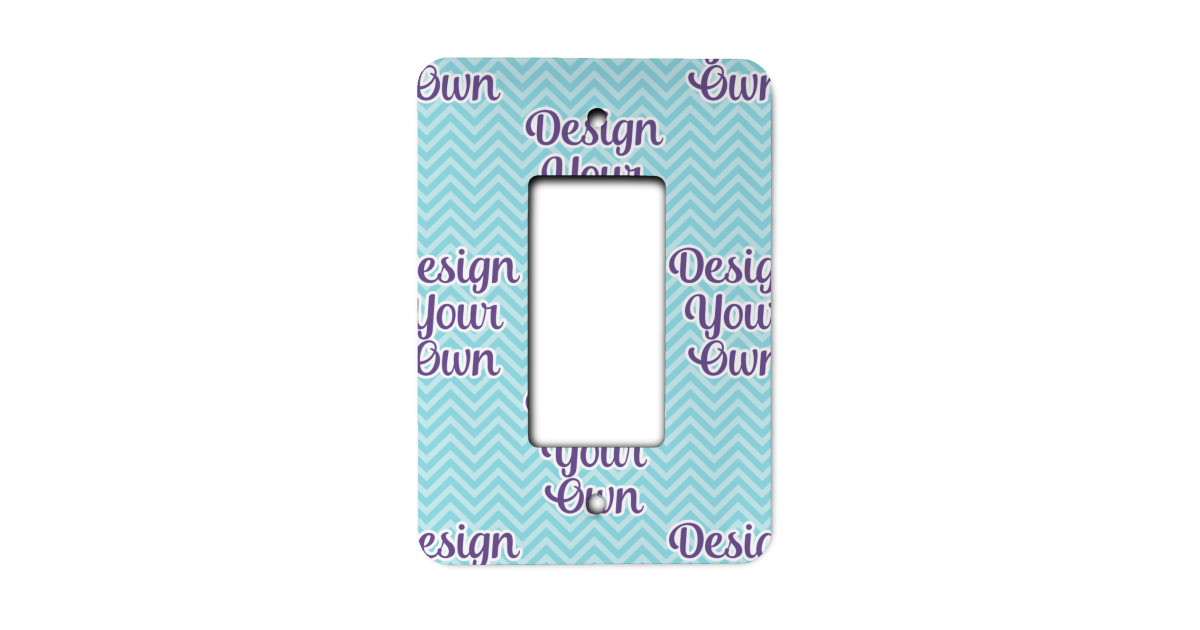 Design Your Own Rocker Style Light Switch Cover - Single Switch ...