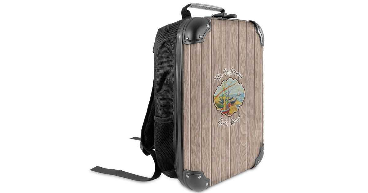 Custom Lake House Kids Hard Shell Backpack (Personalized) | YouCustomizeIt
