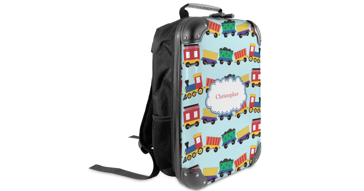 Custom Trains Kids Hard Shell Backpack (Personalized) | YouCustomizeIt