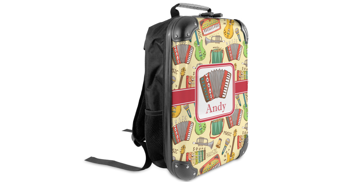Custom Vintage Musical Instruments Kids Hard Shell Backpack ...