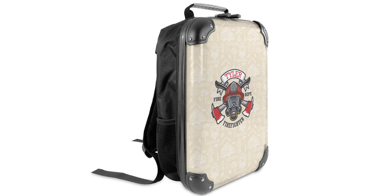 Custom Firefighter Kids Hard Shell Backpack (Personalized) | YouCustomizeIt