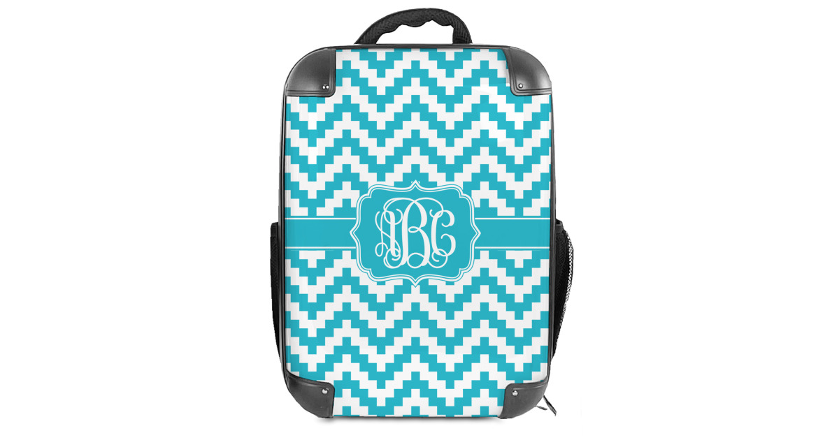 Custom Pixelated Chevron Hard Shell Backpack (Personalized ...