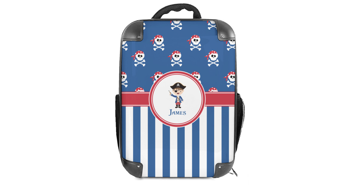 Custom Blue Pirate Hard Shell Backpack (Personalized) | YouCustomizeIt