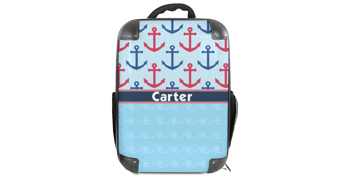 Custom Anchors & Waves Hard Shell Backpack (Personalized) | YouCustomizeIt