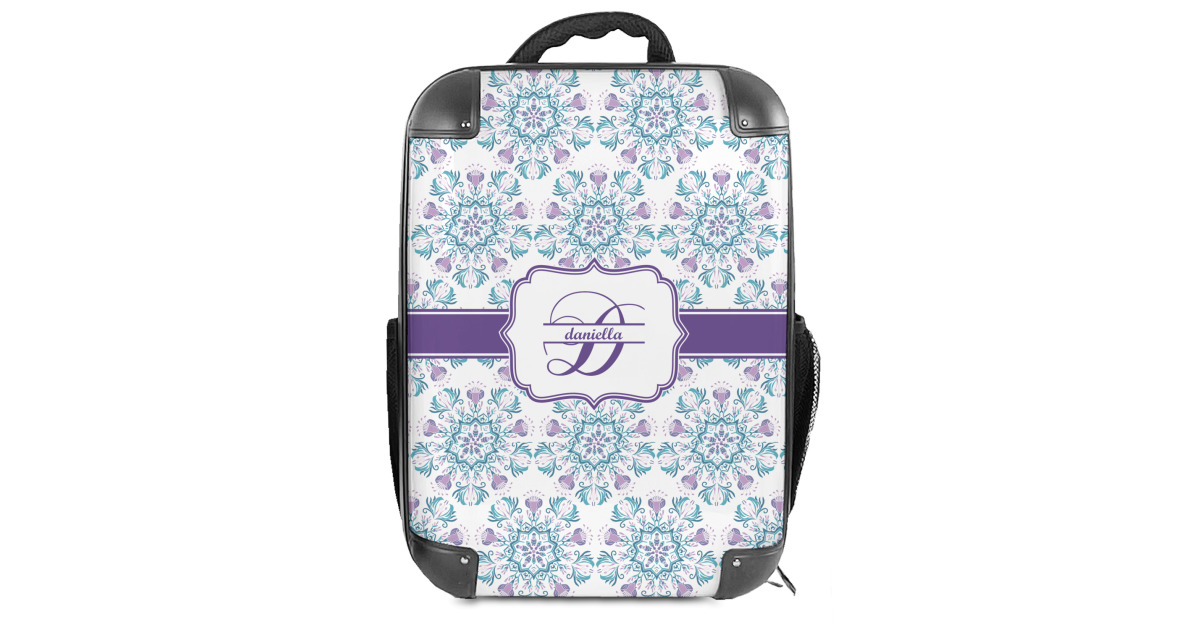 Custom Mandala Floral Hard Shell Backpack (Personalized) | YouCustomizeIt