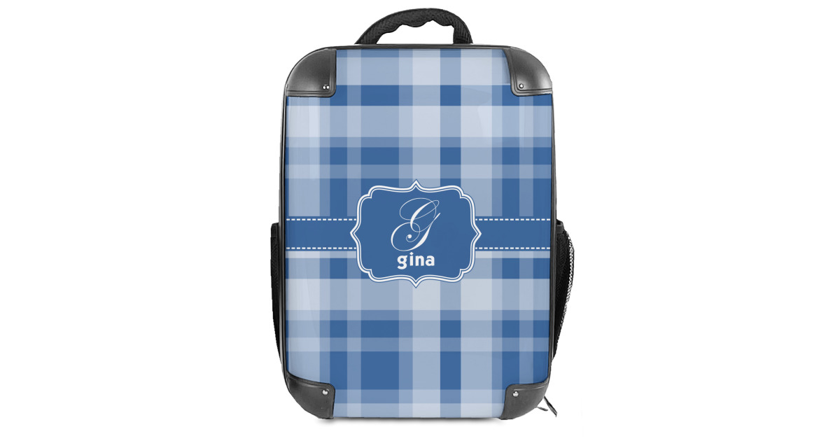 Custom Plaid Hard Shell Backpack (Personalized) | YouCustomizeIt