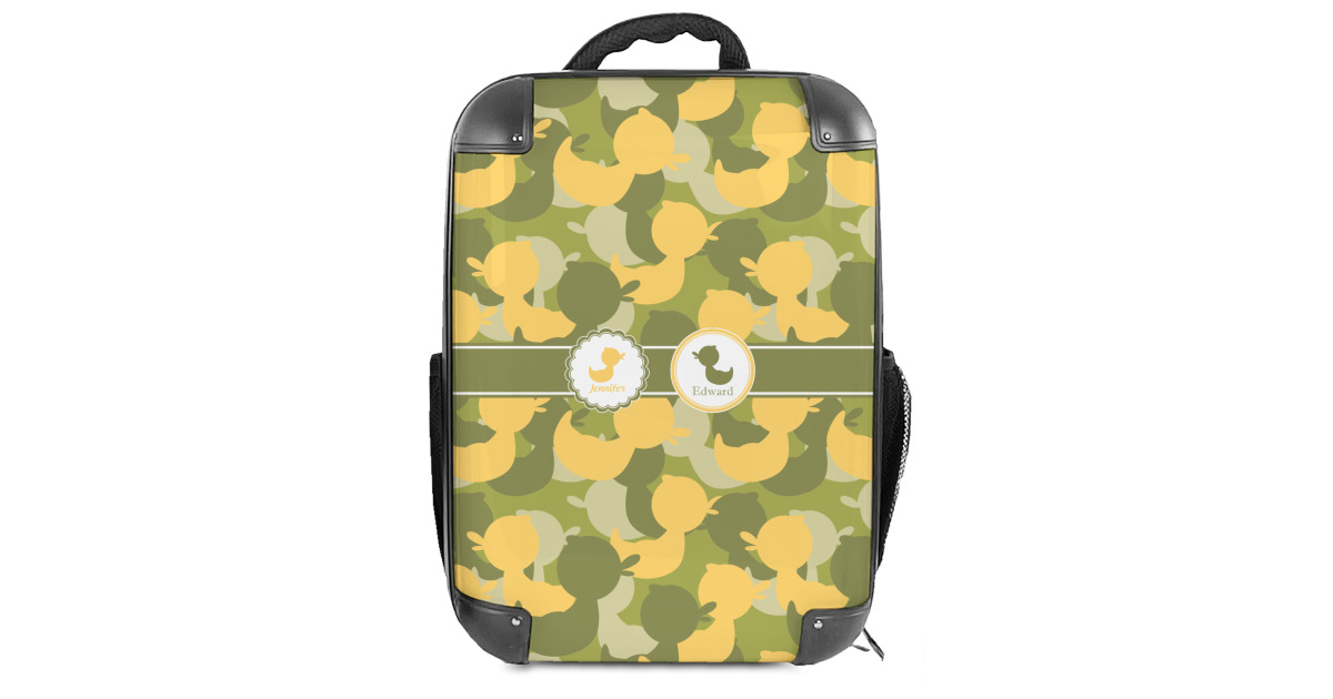 Custom Rubber Duckie Camo Hard Shell Backpack (Personalized ...