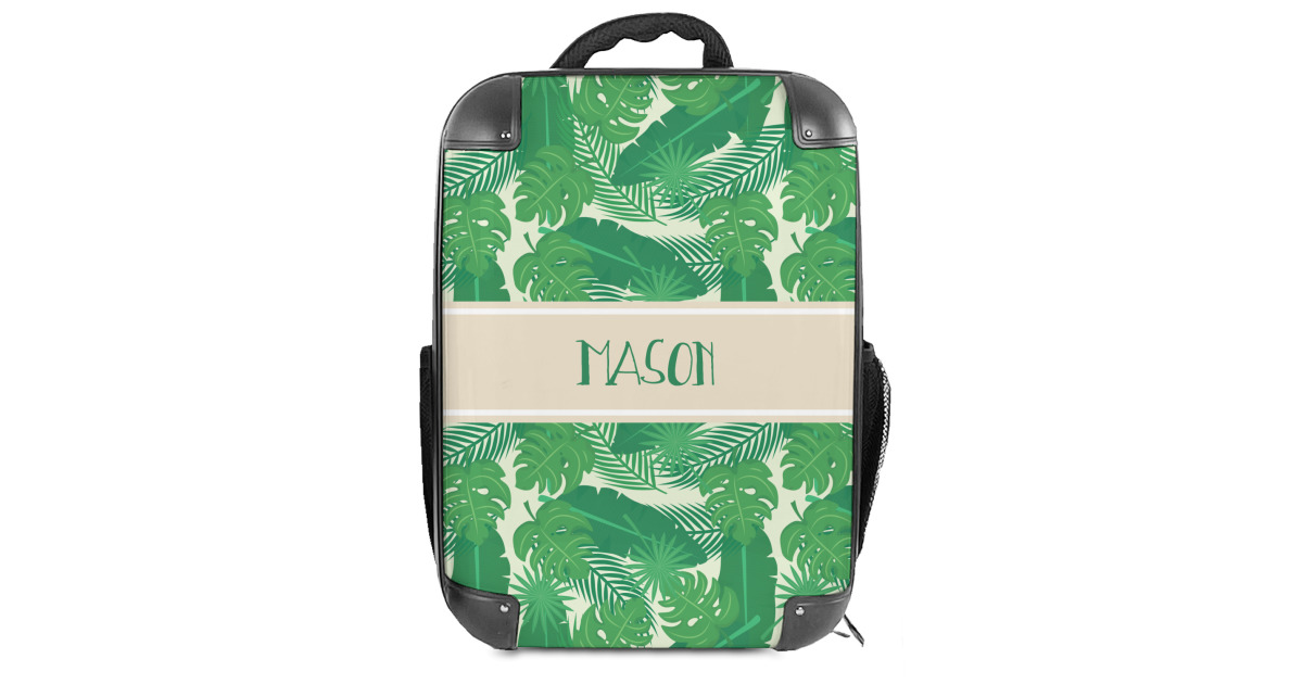 Custom Tropical Leaves #2 Hard Shell Backpack (Personalized ...