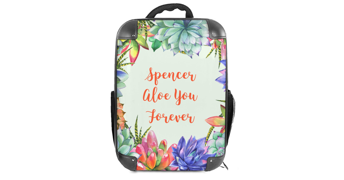 Custom Succulents Hard Shell Backpack (Personalized) | YouCustomizeIt
