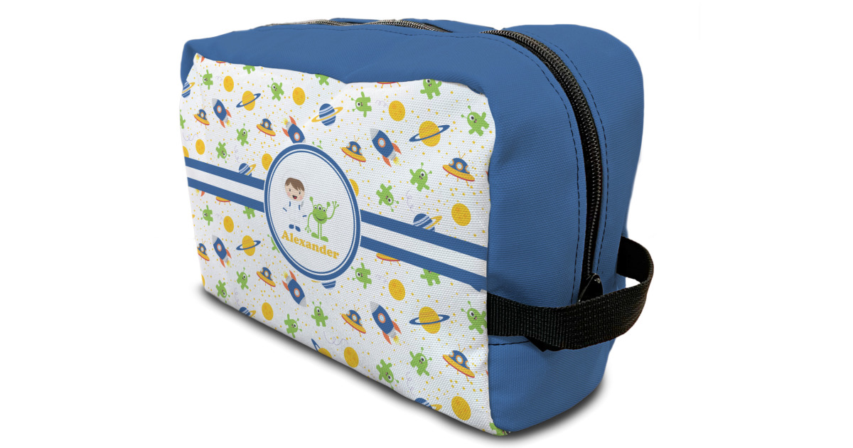 Custom Boy's Space Themed Toiletry Bag / Dopp Kit (Personalized) | YouCustomizeIt