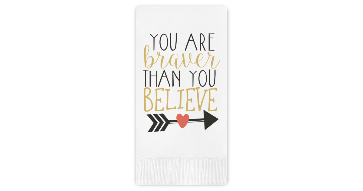 Custom Inspirational Quotes Guest Towels - Full Color | YouCustomizeIt