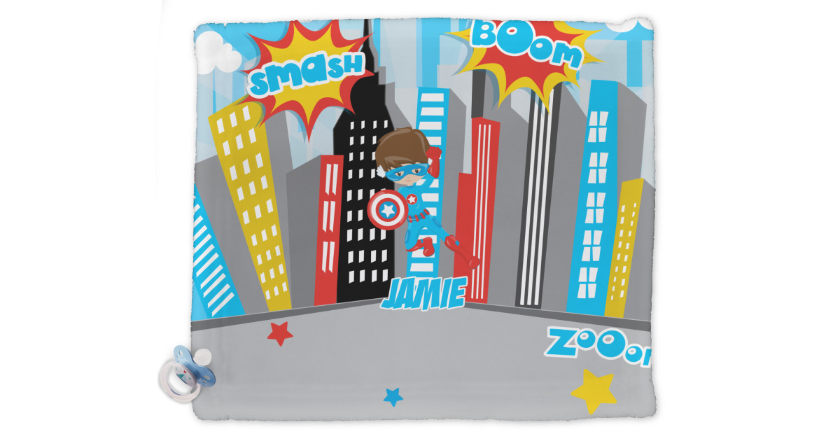 Custom Superhero In The City Multipurpose Round Labels - Custom Sized (Personalized