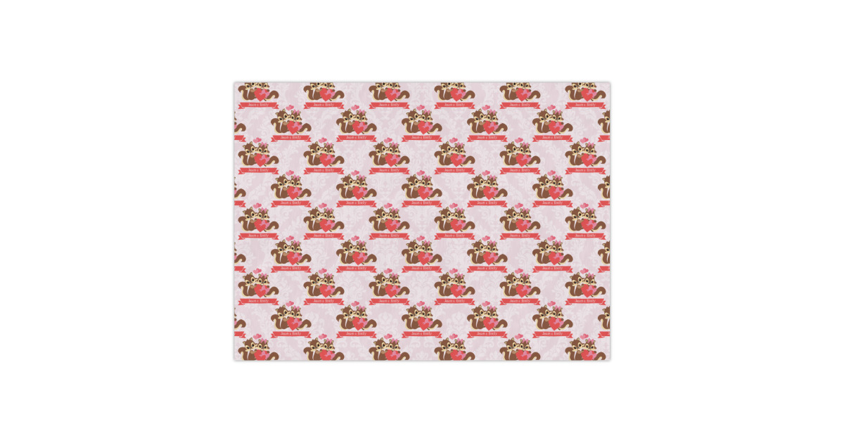 Custom Chipmunk Couple Tissue Paper Sheets (Personalized) | YouCustomizeIt