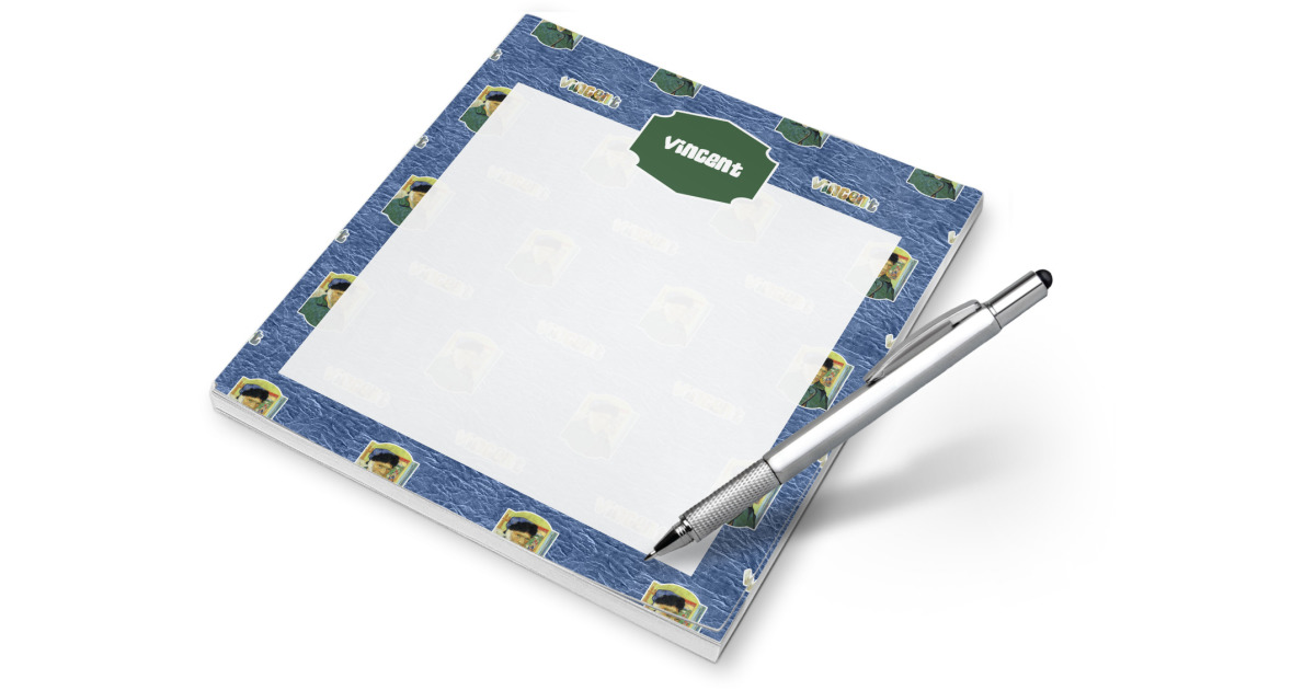 Custom Van Gogh's Self Portrait with Bandaged Ear Notepad | YouCustomizeIt